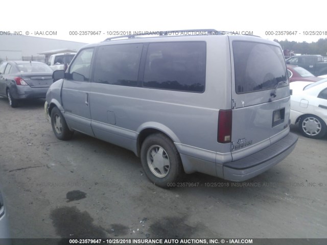 1GKDM19W3YB543625 - 2000 GMC SAFARI XT GRAY photo 3