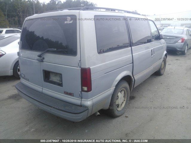 1GKDM19W3YB543625 - 2000 GMC SAFARI XT GRAY photo 4