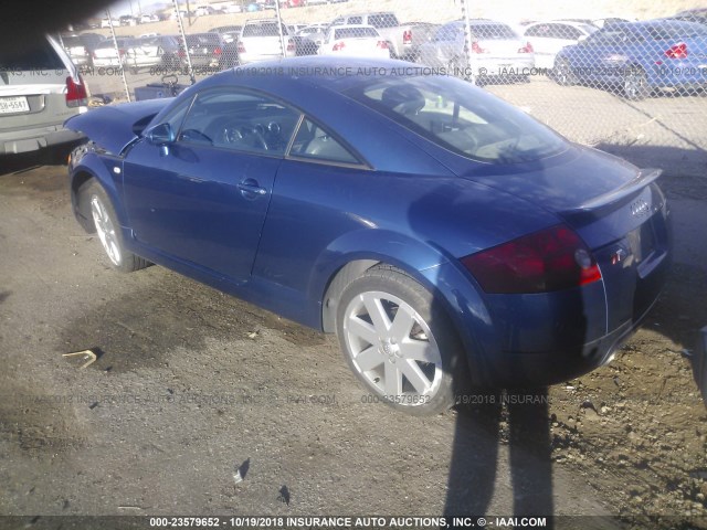 TRUWT28N731011269 - 2003 AUDI TT QUATTRO BLUE photo 3