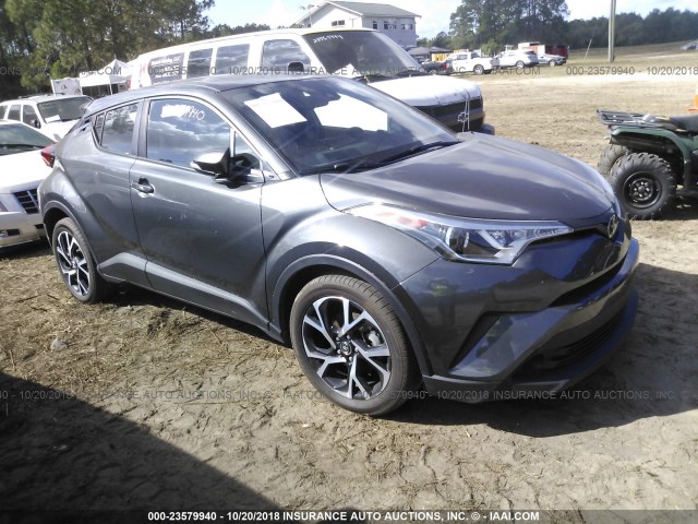 NMTKHMBX9JR038259 - 2018 TOYOTA C-HR XLE/XLE PREMIUM GRAY photo 1