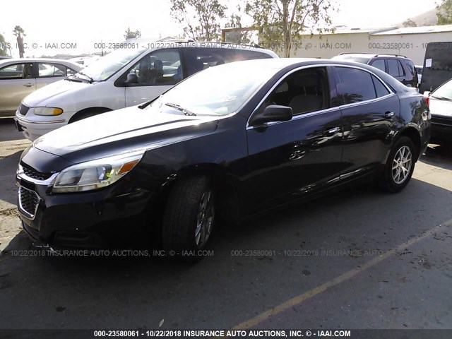 1G11A5SA2DU150042 - 2013 CHEVROLET MALIBU LS 黑色 照片 2