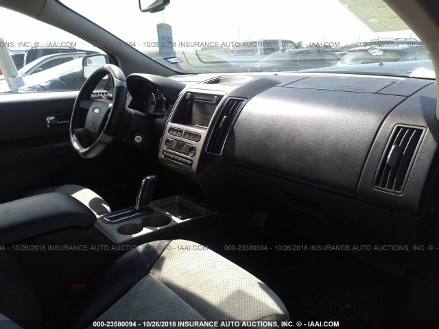 2FMDK30C19BA99510 - 2009 FORD EDGE SPORT BLACK photo 5