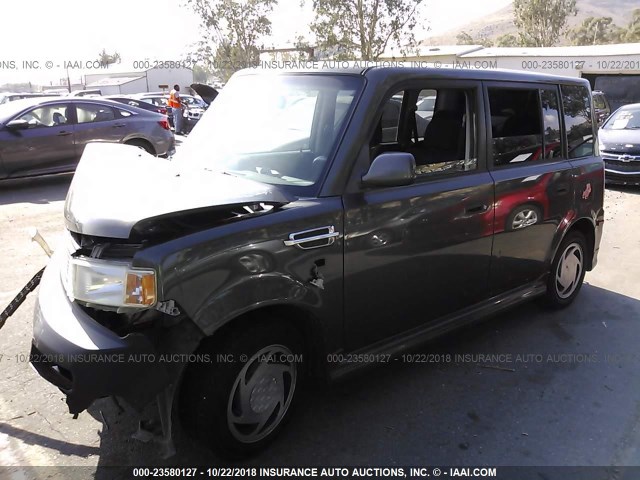 JTLKT334X54018560 - 2005 TOYOTA SCION XB Сұр фото 2