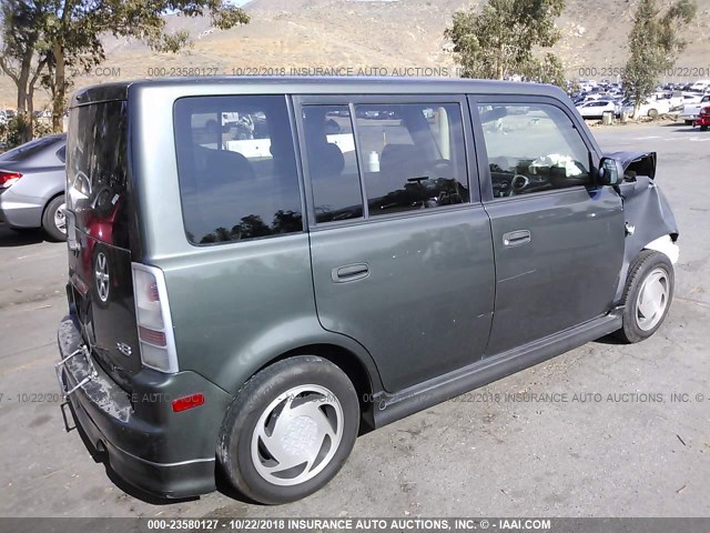 JTLKT334X54018560 - 2005 TOYOTA SCION XB Сұр фото 4