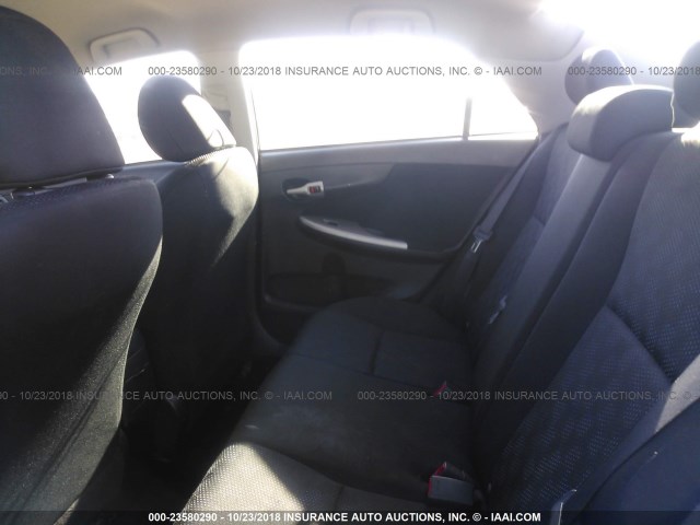 1NXBU4EE4AZ234544 - 2010 TOYOTA COROLLA S/LE/XLE GRAY photo 8