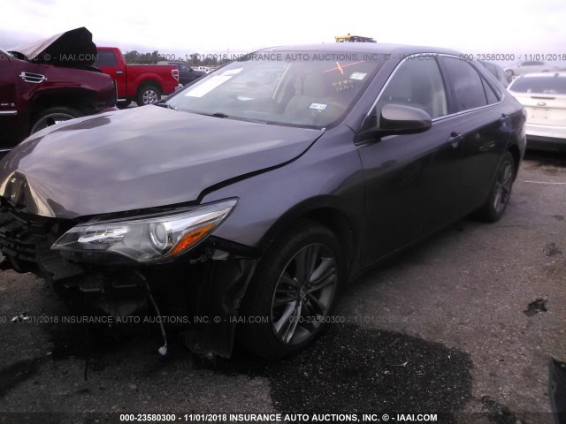 4T1BF1FK9GU144523 - 2016 TOYOTA CAMRY LE/XLE/SE/XSE GRAY photo 2