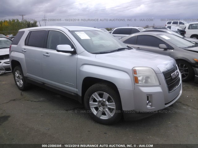 2GKALMEK8D6341984 - 2013 GMC TERRAIN SLE SILVER photo 1