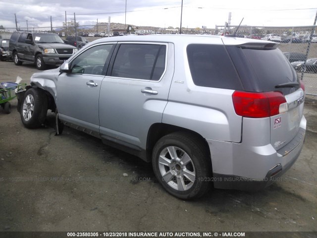 2GKALMEK8D6341984 - 2013 GMC TERRAIN SLE SILVER photo 3