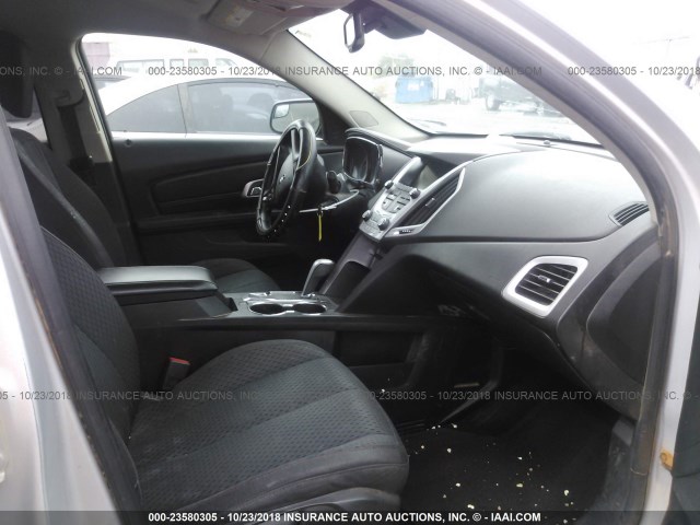 2GKALMEK8D6341984 - 2013 GMC TERRAIN SLE SILVER photo 5