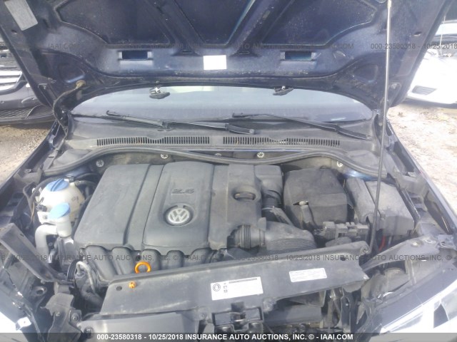 3VWDP7AJXDM421222 - 2013 VOLKSWAGEN JETTA SE 蓝色 照片 10