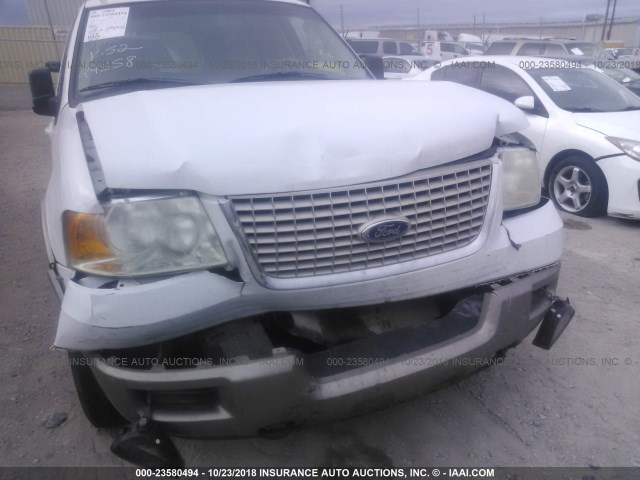 1FMPU18L23LA02399 - 2003 FORD EXPEDITION EDDIE BAUER WHITE photo 6