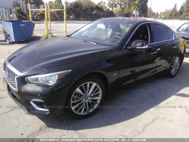 JN1EV7AP5JM365170 - 2018 INFINITI Q50 LUXE/SPORT BLACK photo 2