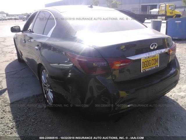 JN1EV7AP5JM365170 - 2018 INFINITI Q50 LUXE/SPORT BLACK photo 3