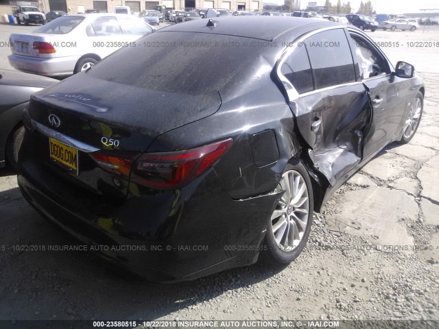 JN1EV7AP5JM365170 - 2018 INFINITI Q50 LUXE/SPORT BLACK photo 4