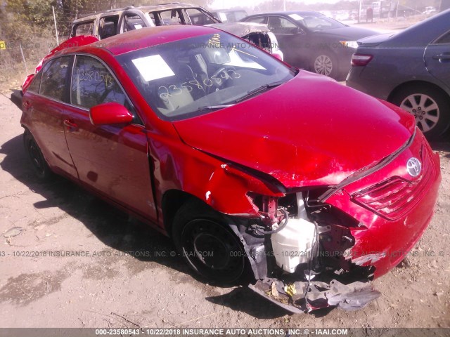 4T1BE46K29U275154 - 2009 TOYOTA CAMRY SE/LE/XLE RED photo 1