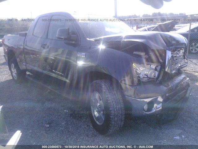 5TFUY5F1XCX237971 - 2012 TOYOTA TUNDRA DOUBLE CAB SR5 GRAY photo 1