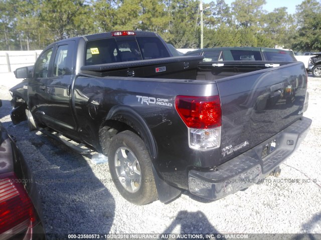 5TFUY5F1XCX237971 - 2012 TOYOTA TUNDRA DOUBLE CAB SR5 GRAY photo 3