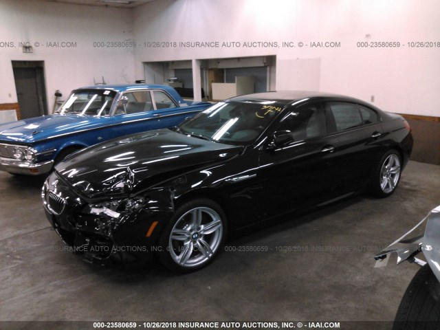 WBA6B8C58FD453257 - 2015 BMW 640 BLACK photo 2