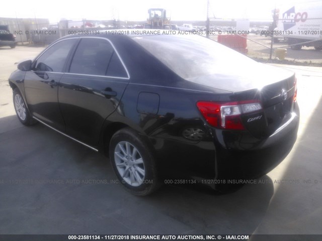 4T1BF1FK9CU080929 - 2012 TOYOTA CAMRY SE/LE/XLE BLACK photo 3
