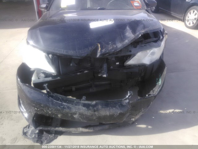 4T1BF1FK9CU080929 - 2012 TOYOTA CAMRY SE/LE/XLE BLACK photo 6
