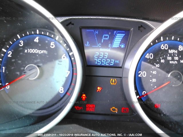 KM8JU3AG6FU007196 - 2015 HYUNDAI TUCSON LIMITED/SE BLUE photo 7