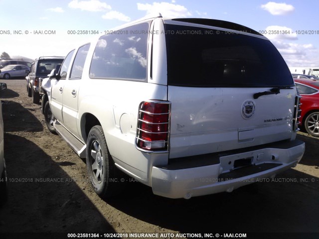 3GYFK66N64G267567 - 2004 CADILLAC ESCALADE ESV WHITE photo 3