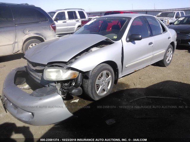 1G1JF52F947320988 - 2004 CHEVROLET CAVALIER LS SILVER photo 2