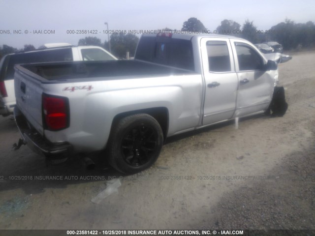 1GCVKSEC3FZ253395 - 2015 CHEVROLET SILVERADO K1500 LTZ SILVER photo 4