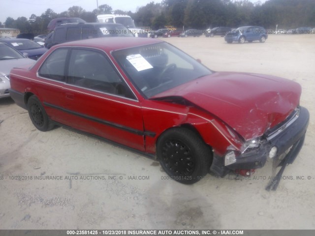 1HGCB7248LA002899 - 1990 HONDA ACCORD DX/LX RED photo 1