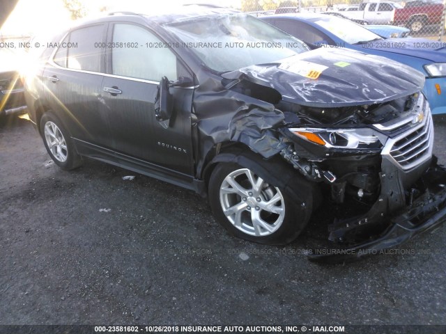 2GNAXMEV5J6191765 - 2018 CHEVROLET EQUINOX PREMIER GRAY photo 1