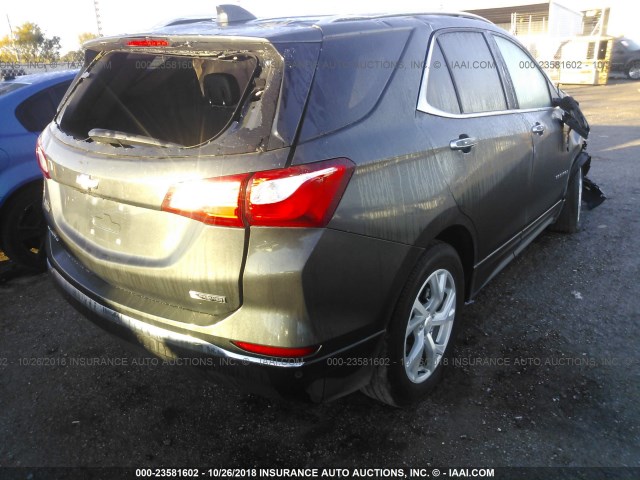 2GNAXMEV5J6191765 - 2018 CHEVROLET EQUINOX PREMIER GRAY photo 4