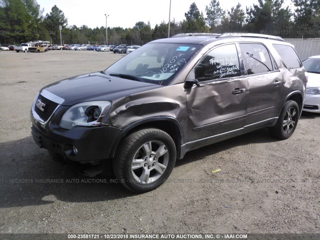 1GKKRPED9CJ402072 - 2012 GMC ACADIA SLE BROWN photo 2