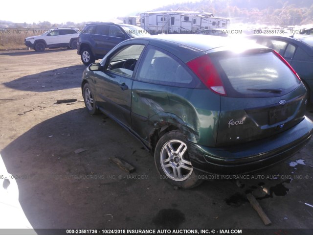 3FAFP313XYR224846 - 2000 FORD FOCUS ZX3 GREEN photo 6