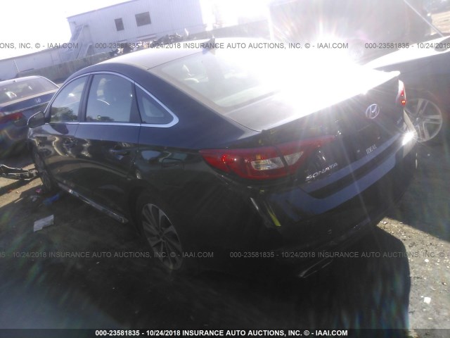 5NPE34AF2GH325642 - 2016 HYUNDAI SONATA SPORT/LIMITED BLACK photo 3