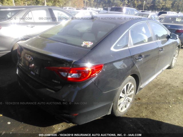 5NPE34AF2GH325642 - 2016 HYUNDAI SONATA SPORT/LIMITED BLACK photo 4