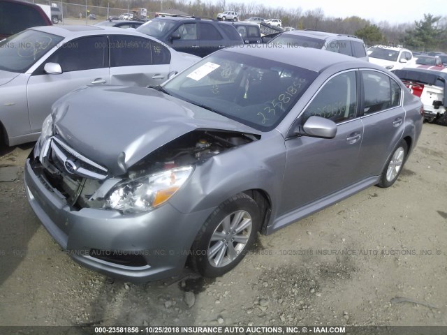 4S3BMCC6XB3216275 - 2011 SUBARU LEGACY 2.5I PREMIUM GRAY photo 2