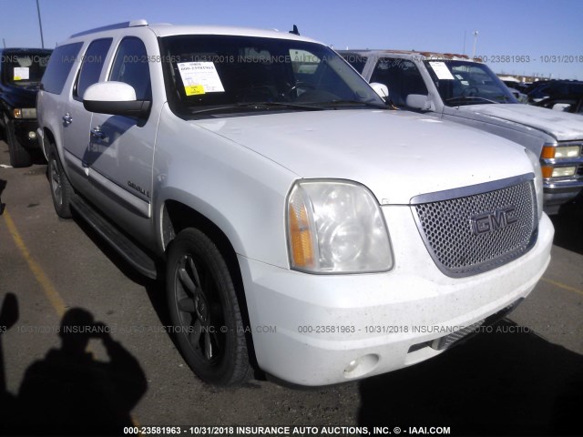 1GKFK66867J378529 - 2007 GMC YUKON XL DENALI WHITE photo 1