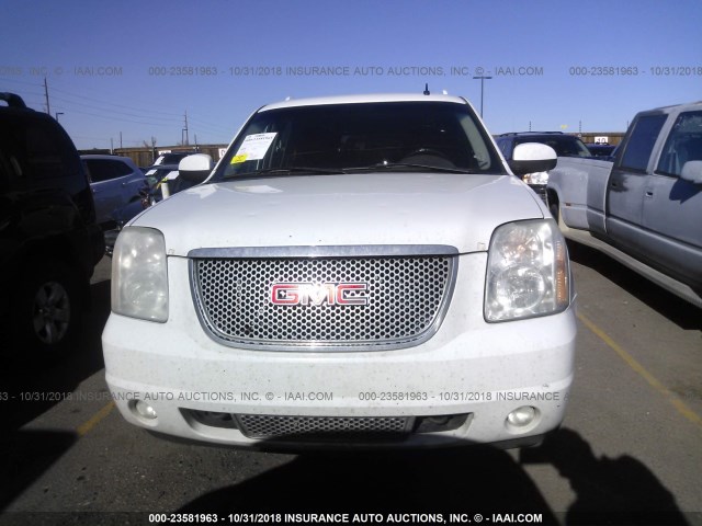 1GKFK66867J378529 - 2007 GMC YUKON XL DENALI WHITE photo 6