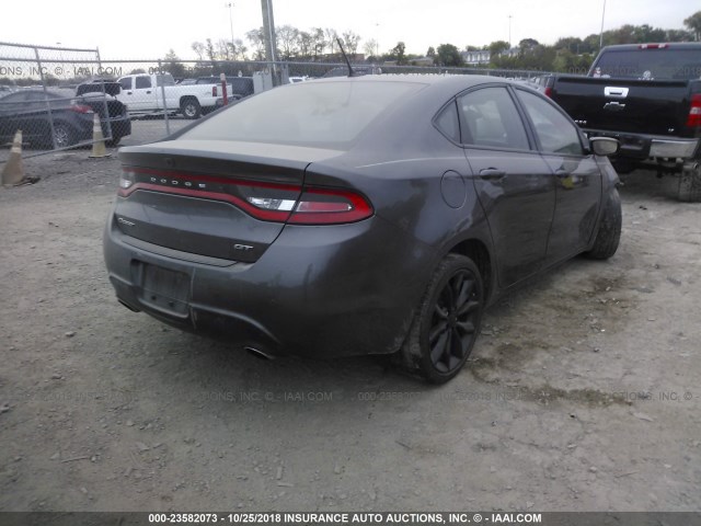 1C3CDFGB5GD815782 - 2016 DODGE DART GT SPORT GRAY photo 4