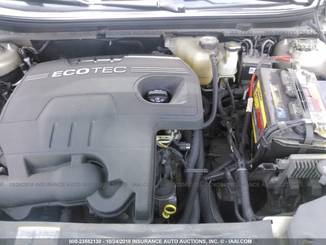 1G1ZH57B08F182420 - 2008 CHEVROLET MALIBU 1LT GOLD photo 10