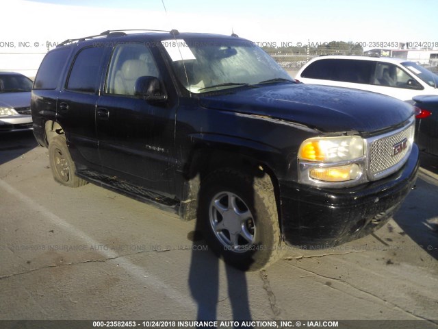 1GKEK63U74J227997 - 2004 GMC YUKON DENALI BLACK photo 1