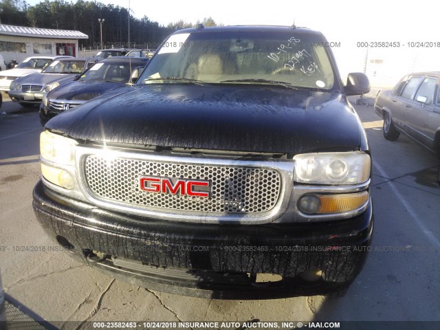 1GKEK63U74J227997 - 2004 GMC YUKON DENALI BLACK photo 6