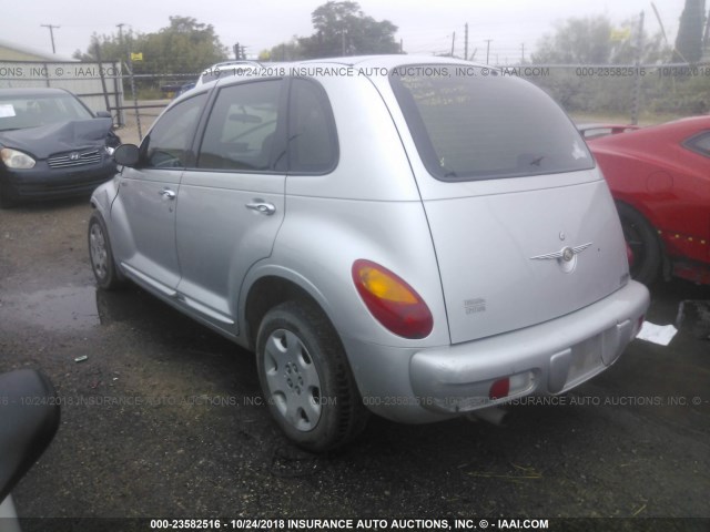 3C4FY58B45T586184 - 2005 CHRYSLER PT CRUISER TOURING SILVER photo 3