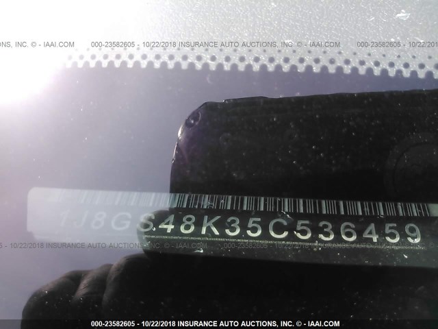 1J8GS48K35C536459 - 2005 JEEP GRAND CHEROKEE LAREDO/COLUMBIA/FREEDOM 灰色 照片 9