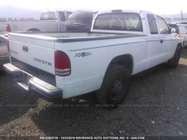 1D7HL12X23S213203 - 2003 DODGE DAKOTA SXT WHITE photo 3