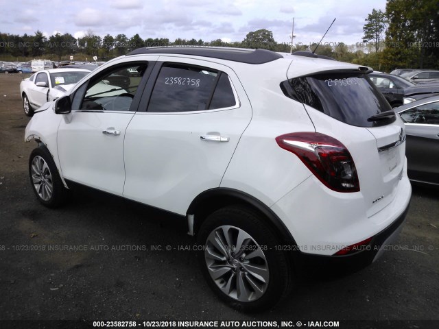 KL4CJESB2HB100858 - 2017 BUICK ENCORE PREFERRED WHITE photo 3