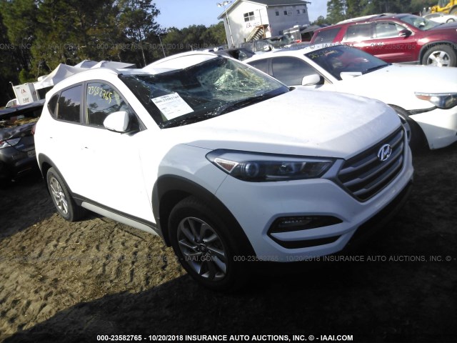 KM8J3CA42JU634043 - 2018 HYUNDAI TUCSON SEL/SEL PLUS WHITE photo 1