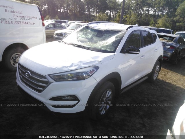 KM8J3CA42JU634043 - 2018 HYUNDAI TUCSON SEL/SEL PLUS WHITE photo 2