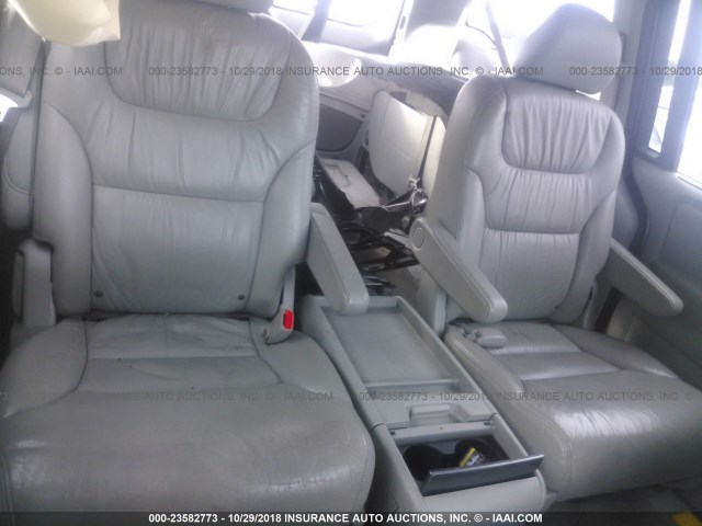 5FNRL38777B130337 - 2007 HONDA ODYSSEY EXL BLUE photo 8