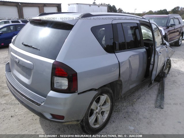 1C4NJDBB2FD225725 - 2015 JEEP COMPASS SPORT SILVER photo 4